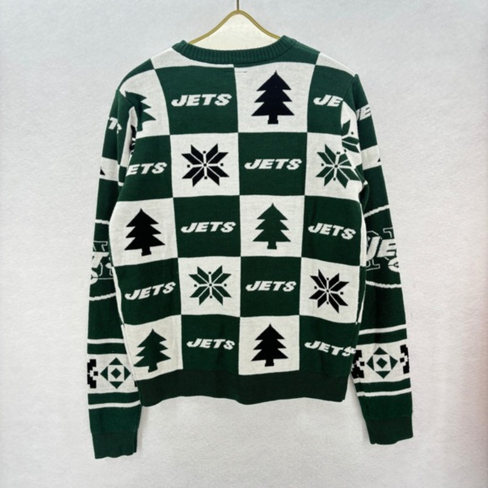 New York Jets Holiday Gift Set - NFL Sweater, Tie & Socks | Christmas Fan Bundle - Picture 6 of 16